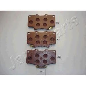 накладки JAPANPARTS PA-291AF 