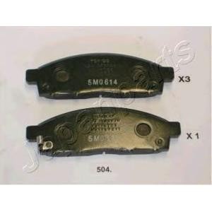 накладки JAPANPARTS PA-504AF