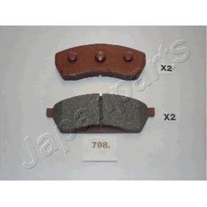 накладки JAPANPARTS PA-798AF 