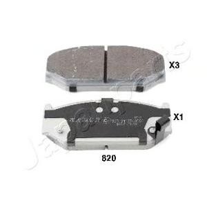 накладки JAPANPARTS PA-820AF 