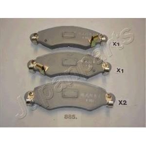 накладки JAPANPARTS PA-885AF