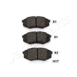накладки JAPANPARTS PA-H17AF 