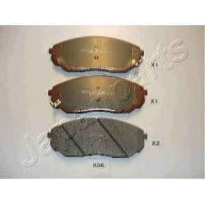 накладки JAPANPARTS PA-K08AF 