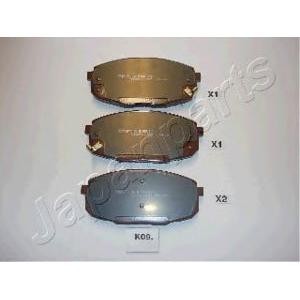 накладки JAPANPARTS PA-K09AF 