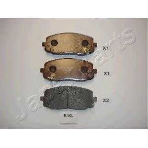 накладки JAPANPARTS PA-K10AF 