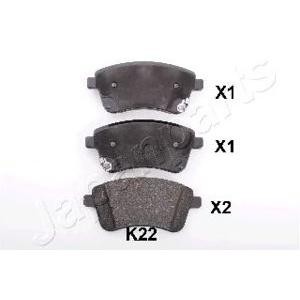 накладки JAPANPARTS PA-K22AF 