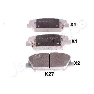 накладки JAPANPARTS PA-K27AF 