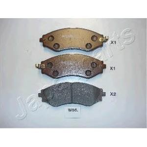 накладки JAPANPARTS PA-W05AF 