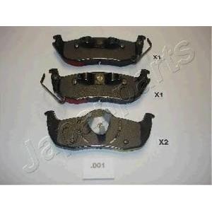 накладки JAPANPARTS PP-001AF