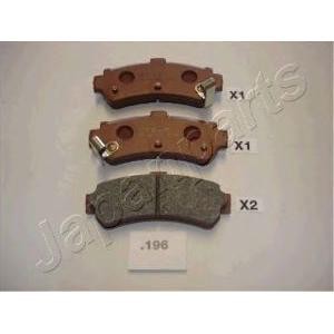накладки JAPANPARTS PP-196AF 