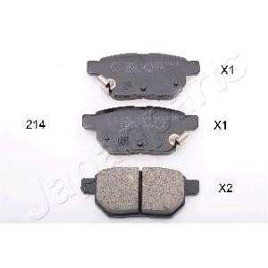 накладки JAPANPARTS PP-214AF
