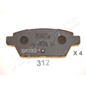 накладки JAPANPARTS PP-312AF 