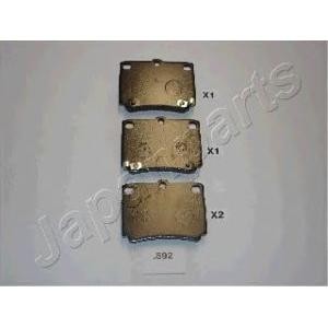 накладки JAPANPARTS PP-592AF 