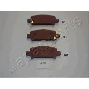 накладки JAPANPARTS PP-702AF 