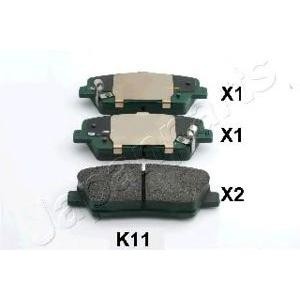 накладки JAPANPARTS PP-K11AF 
