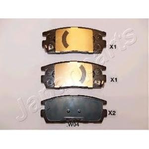 накладки JAPANPARTS PP-W04AF 