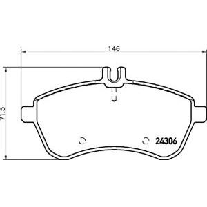 накладки PAGID T1622 