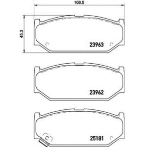 накладки PAGID T2049
