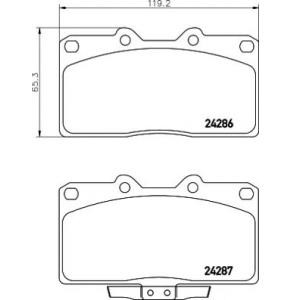 накладки PAGID T1559 