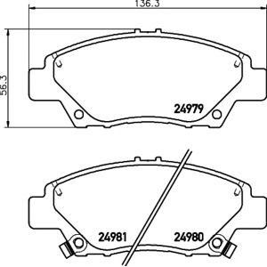 накладки PAGID T1922 