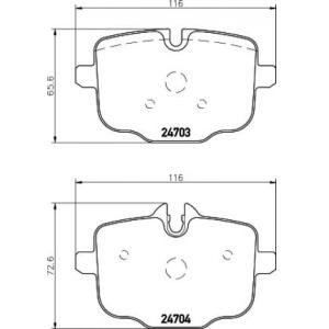 накладки PAGID T1819 