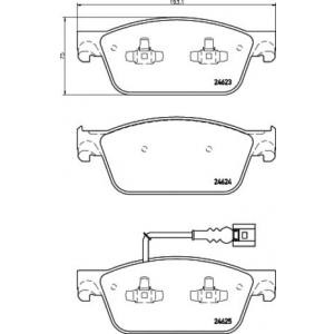 накладки PAGID T1919 