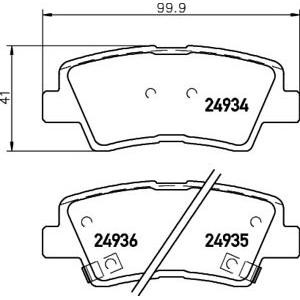 накладки PAGID T1848