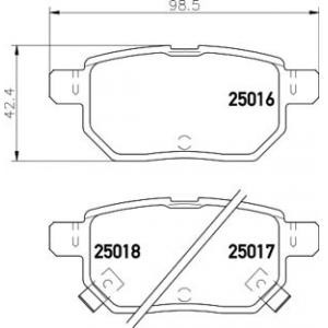 накладки PAGID T1921 