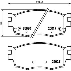 накладки PAGID T1909