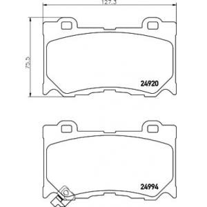 накладки PAGID T1901