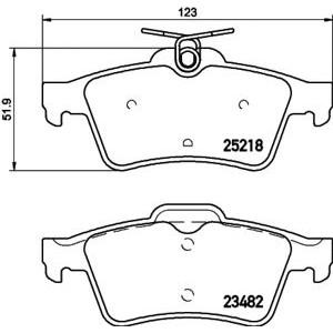 накладки PAGID T2048 