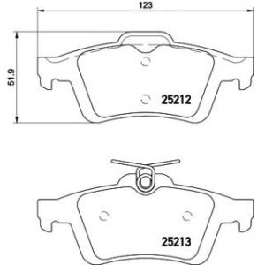 накладки PAGID T2050