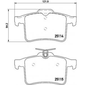 накладки PAGID T2072
