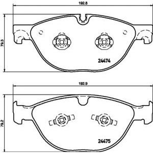 накладки PAGID T2040