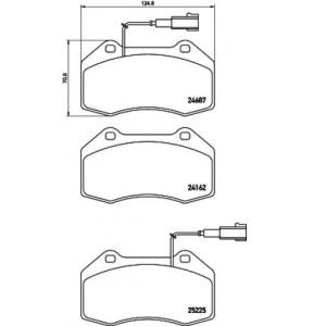 накладки PAGID T2111