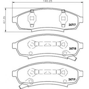 накладки PAGID T1812 