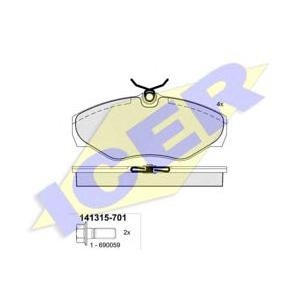 накладки ICER 141315-701 