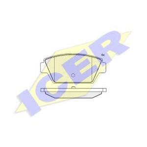 накладки ICER 180540