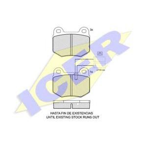накладки ICER 180628