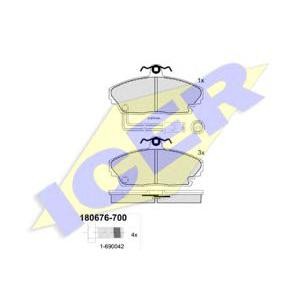 накладки ICER 180676