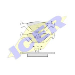накладки ICER 180775