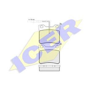 накладки ICER 180787