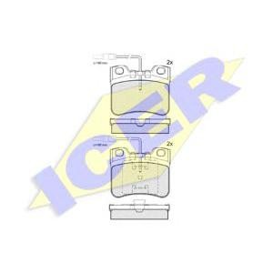 накладки ICER 180788