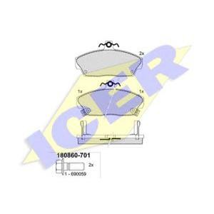 накладки ICER 180860-701 