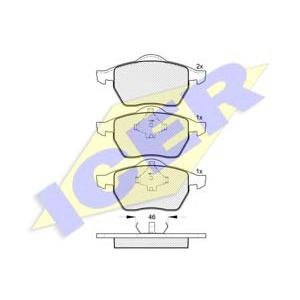 накладки ICER 181138