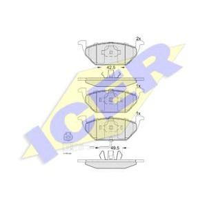 накладки ICER 181349 