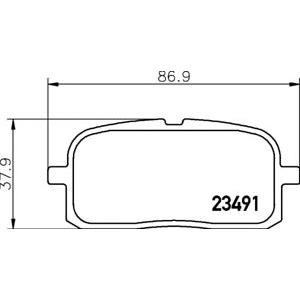 накладки PAGID T1893 