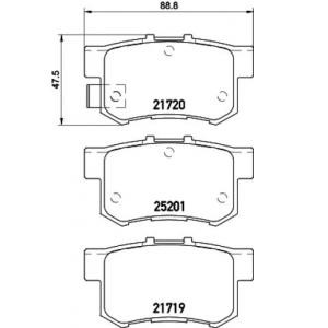 накладки PAGID T2030 
