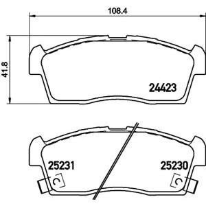 накладки PAGID T2104 