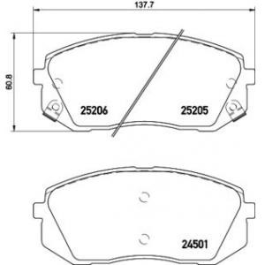 накладки PAGID T2061